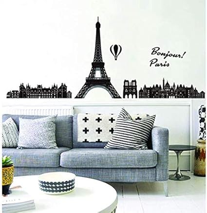 I Love Paris Eiffel Tower Sticker size  50x70 dm570002