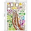 Cartoon Owls Tree Branches Wall Decals, Children's Room Nursery Removable Wall Stickers Murals size 60x90 xy1159