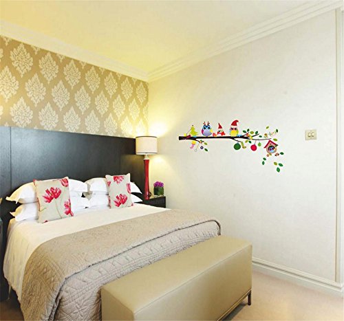 Owls on the tree wall stickers ZY1012