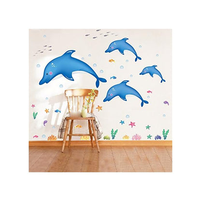 Ay6044  Wall Sticker Star Fish Underwater Creature Poster For Kids Room