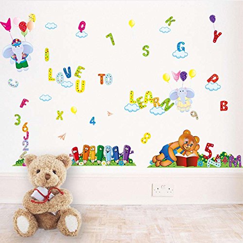 Wall decal for children with alphabet sk9050