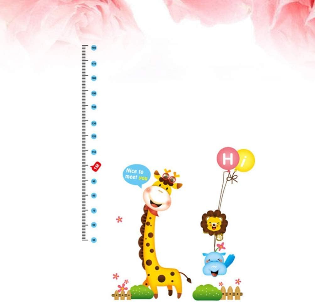 JANOMI height chart wall sticker,wall stickers & murals, Baby Height Growth Chart Ruler Giraffe Height Chart Wall Decals Children Height Measurement Chart Wall Stickers for Kids Room Nursery