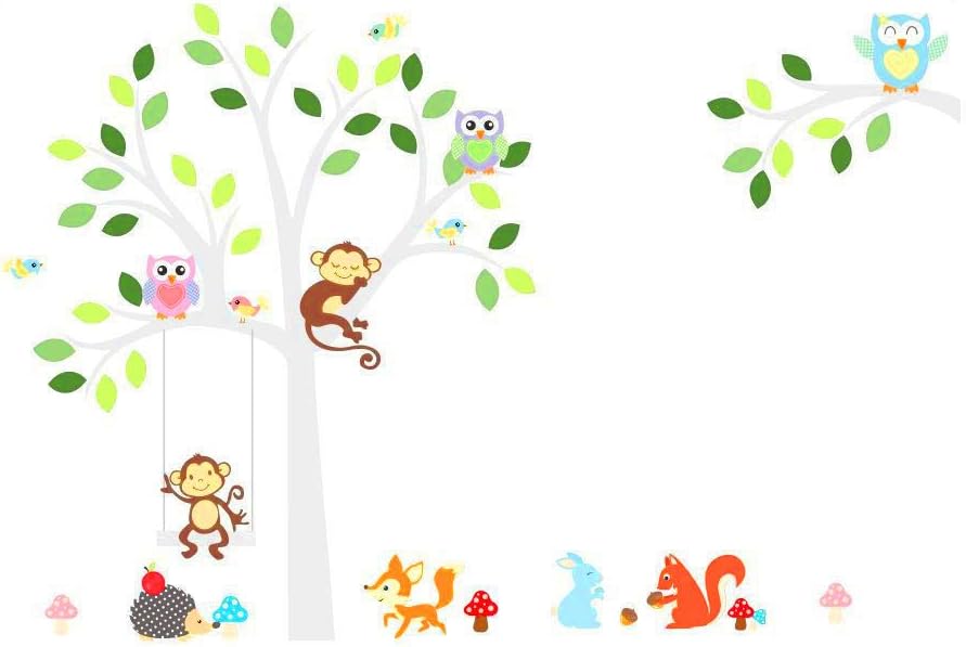 Kids Wall Stickers Monkey Wall Stickers Animal Wall Stickers Wall Stickers ZY1224A
