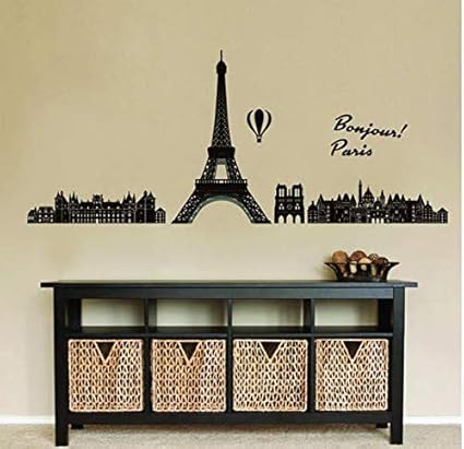I Love Paris Eiffel Tower Sticker size  50x70 dm570002