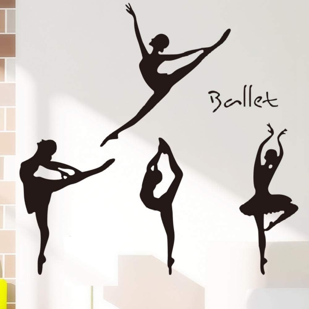 Wall Sticker Ballet Steps Living Room Bedroom Music Classroom Dance Training Decoration
