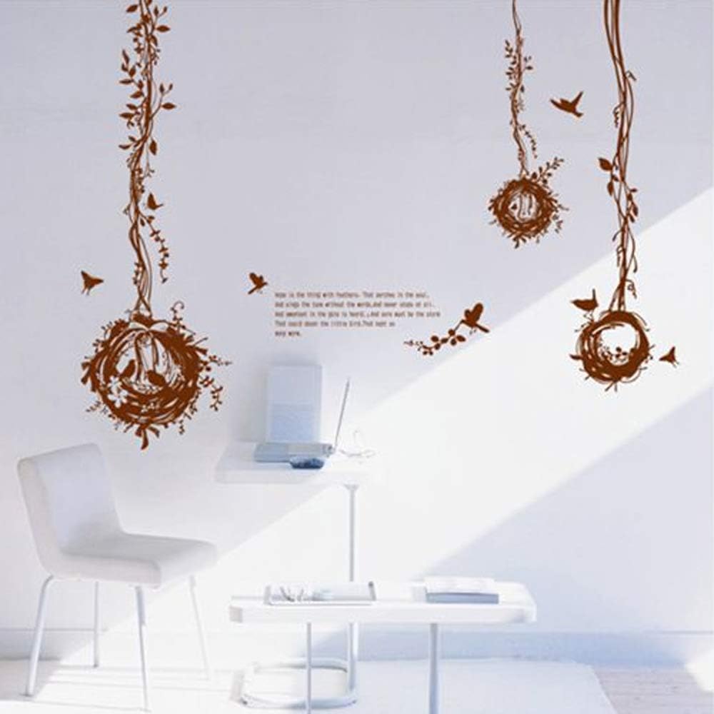 BEST OF BEST Bird Nest Tree Vine Wall Stickers Ay7026