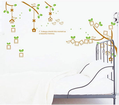Am9016  BEST OF BEST Tree Branch Photo Frame Wall Sticker Home Decal Removable PVC Murals Wallpaper Girls Boys Kids Baby Nursery Bedroom Living Room Bathroom Kitchen Window Playroom Decor