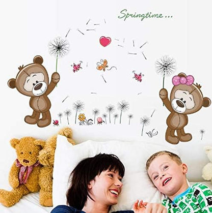 Brown Bears Wall Sticker Sk7010