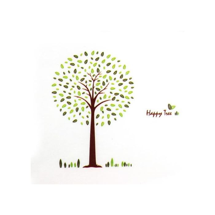 Jm8212 Large Tree Wall Decals Wall Stickers Happy tree Cute wall sticker ,