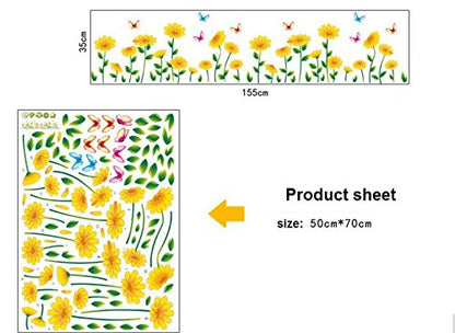 Syga Wall Sticker (PVC Vinyl, 61 cm x 5 cm x 5 cm, AY7249)