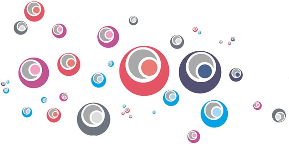 Creative Colorful Circles Wall Stickers Ay 1926
