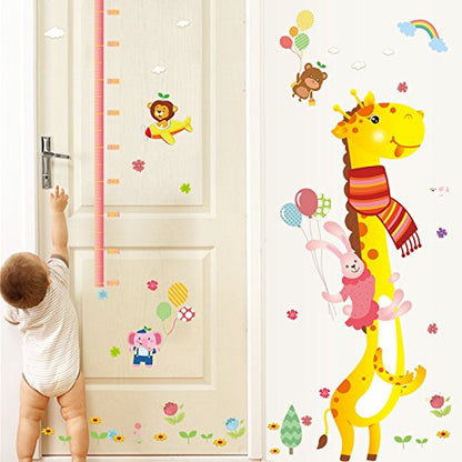 Sk9045 Cartoon Giraffe Wall Sticker