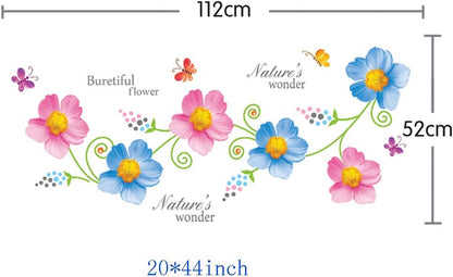 Peninsula Liangpin DIY seamless wall sticker-Huaerchuanchuan AY7208 50x70cm