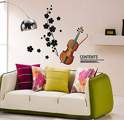 Ay934 TBOP Home Music Violin Wall Sticker