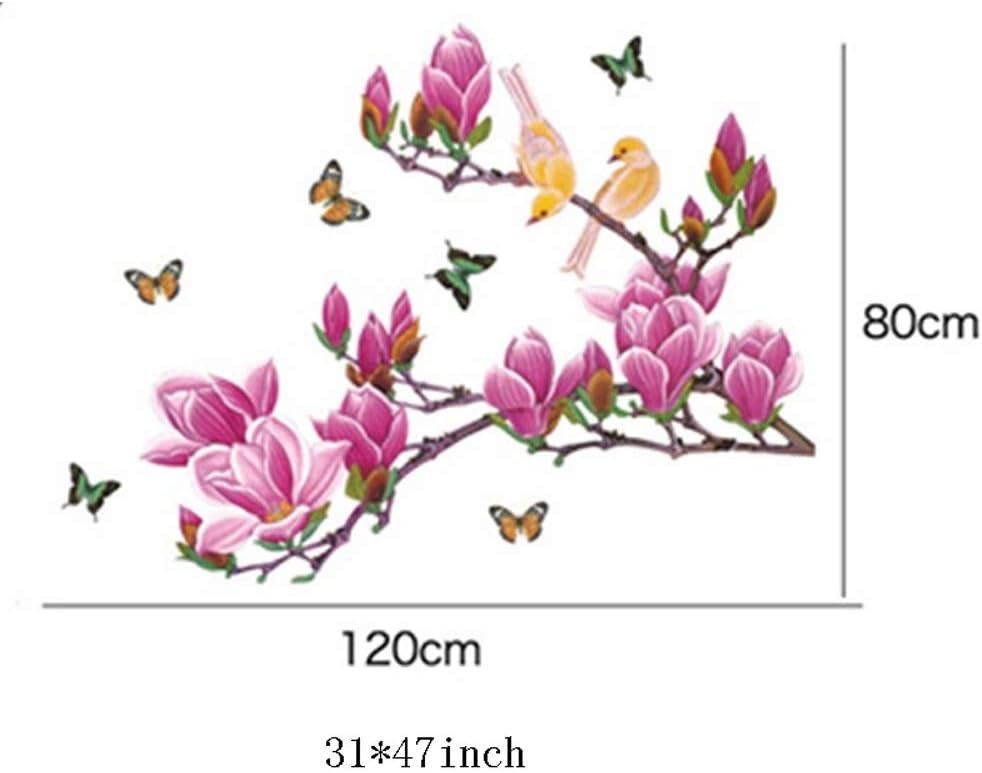 Magnolia Birds Butterfly Decals Wall Stickers Ay 1903