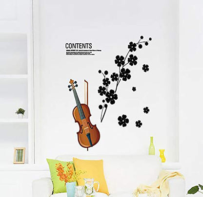 Ay934 TBOP Home Music Violin Wall Sticker