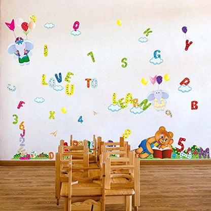 Wall decal for children with alphabet sk9050