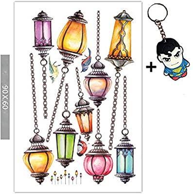 Fashion arab droplight Wall Stickers For Living Room Diy 3d Home Decor JM7342