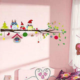 Owls on the tree wall stickers ZY1012