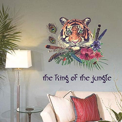 SK7056 Flat Wall stickers, Tiger feathers