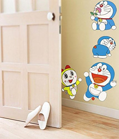 FeiFei (FeiFei) Rental OK! Removable W106 = Doraemon Wall Sticker (Accessories: Exclusive Poster Case Packaging + Practice Decal + Simple Instruction Manual) Wall Sticker / Interior Sheet / Remake