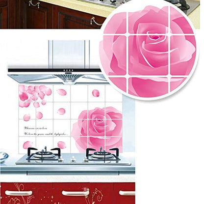 Floral and Botanical Vinyl Self-Adhesive Kitchen Sticker (60 x 90 cm)