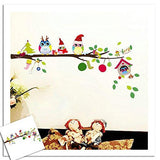 Owls on the tree wall stickers ZY1012
