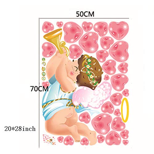Wall Sticker Angel Love Heart Speaker Ay7107