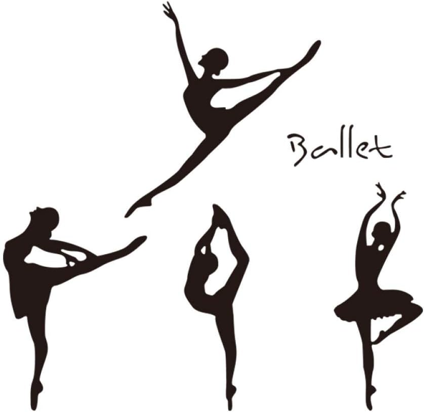 Wall Sticker Ballet Steps Living Room Bedroom Music Classroom Dance Training Decoration