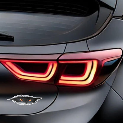 Halloween Car Sticker Scary  Horror Eyes Design Universal Computer Sticker Car Decal Laptop Sticker Fashion Punk Festival Vehicle  nc840w3  Size  21x5cm
