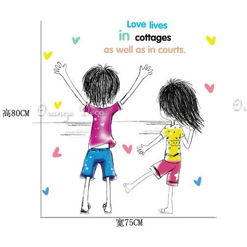 JuGuo Design] Children's Graffiti Wall Stickers, Wallpapers, DIY Combination Decorations size 60x90 ay9162