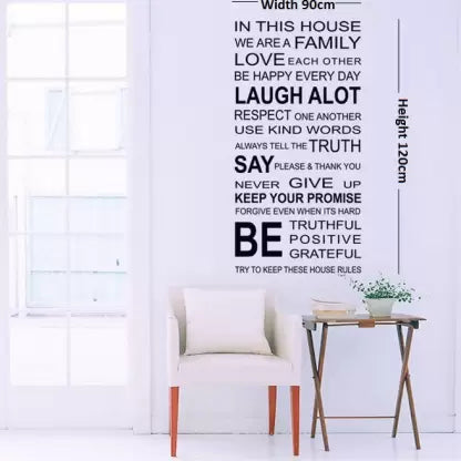 English Letter Removable Wallpaper Home Decoration Wall Stickers