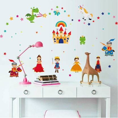 Cartoon Castle Kids Wall Sticker SK9138