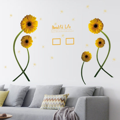 Sk9233 Beautiful Sunflowers Wall Sticker