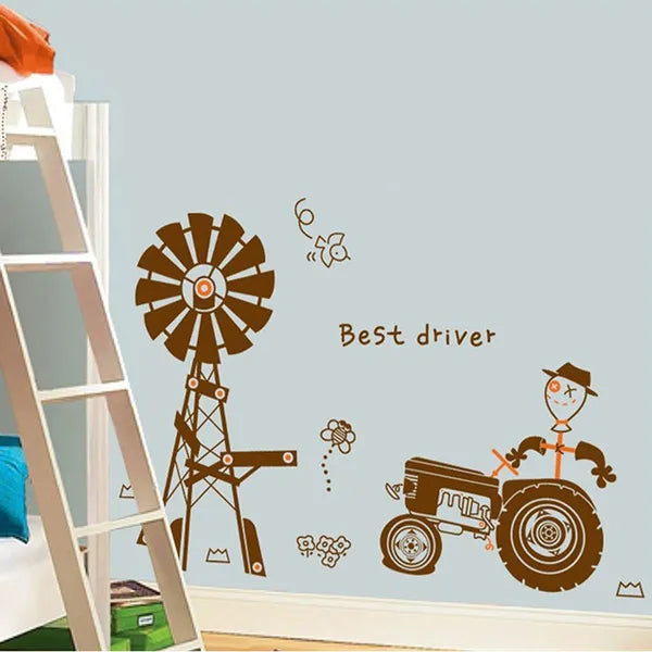 AY6038 Wall Sticker Baby Kids Children Room Art Wall Decal Wall Decorations Living Room