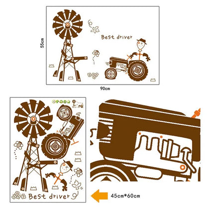 AY6038 Wall Sticker Baby Kids Children Room Art Wall Decal Wall Decorations Living Room