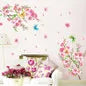 3D Pink CHERRY BLOSSOM WALL Sticker Art Home Decor Graphic Flowers Petals Tree size 50x70 am7056