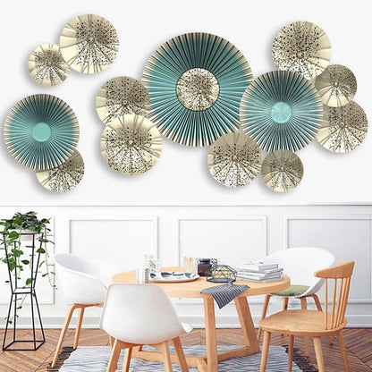JAAMSO ROYALS European Style Decorative Umbrella Flower Design Vinyl Room Bedroom  Home Décor Wall Sticker GS9872 Size:60x90cm