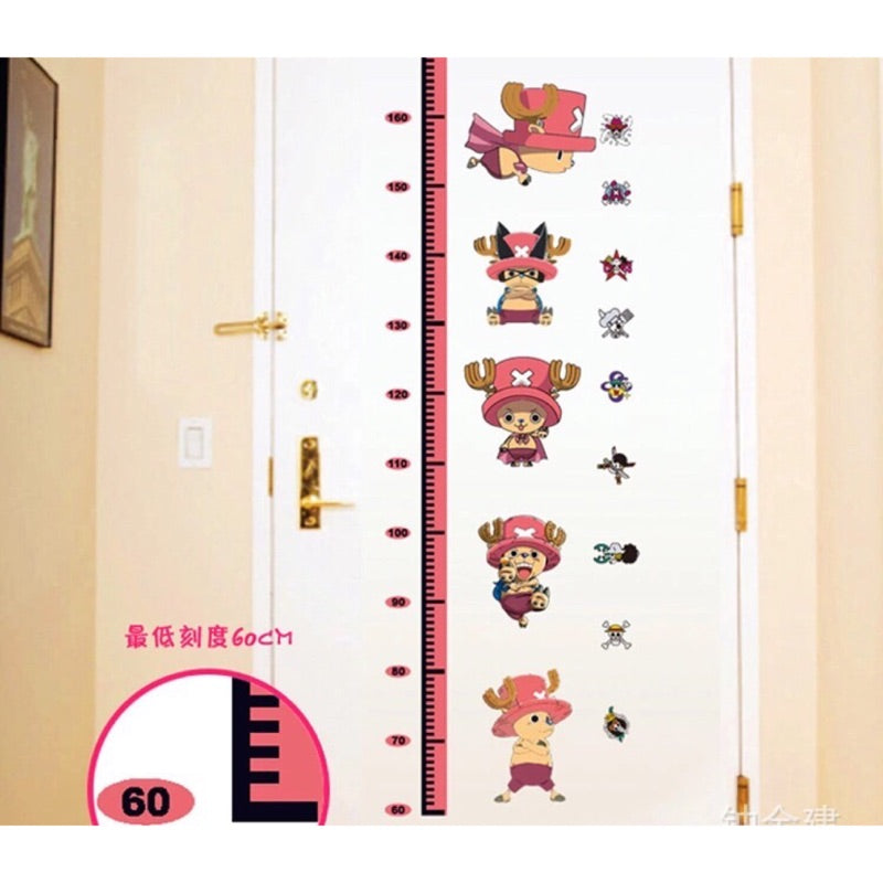 Ay6037  Stickers One Piece Anime 3D Vinyl Wall Decals for Kids Rooms