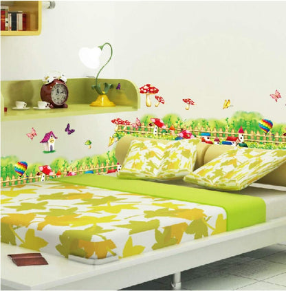 JIAPAI Mushroom Wall Stickers for Kids Baby Room AM7095