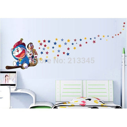 WPSBGS ABQ9623 DORAEMON wall sticker wall stiker trans glow 60x90
