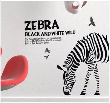 Zebra Wall Stickers DLX6017/LC6017a