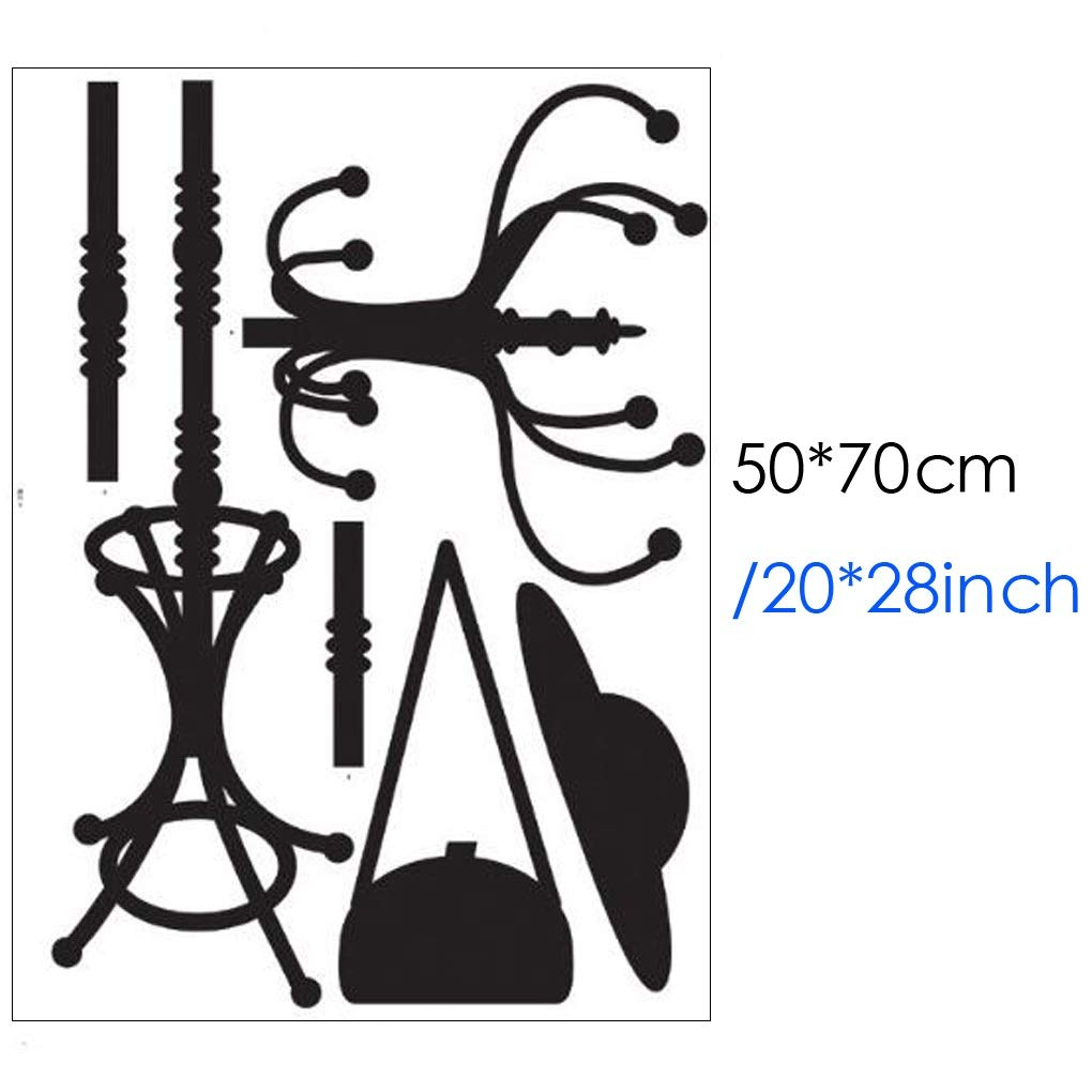 Ncs0028 Personality Black Sticker - Environmentally Removable - Home Wall Decals Bedroom Living Room