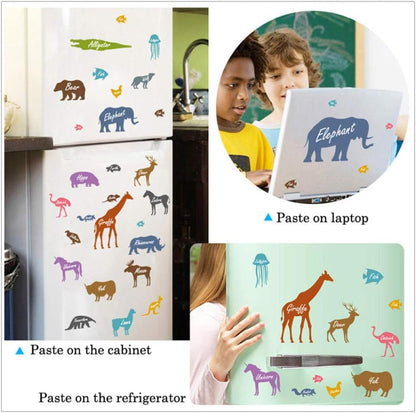 Sk7072 Wall Sticker for Children Nursery Home Decor Decals Nursery Wallpaper Animals