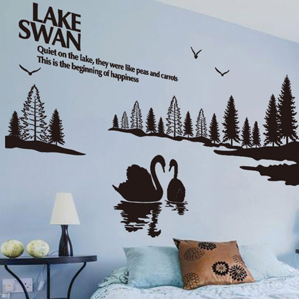 Flowers Butterflies Trees Wall Stickers Cartoon Animals Removable Wall Decals Home Decor PVC Art Mural Baby Boys Girls Kids Bedroom Kitchen Room Decoration Wall Sticker  size 60x90  dlx0373c