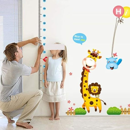 JANOMI height chart wall sticker,wall stickers & murals, Baby Height Growth Chart Ruler Giraffe Height Chart Wall Decals Children Height Measurement Chart Wall Stickers for Kids Room Nursery