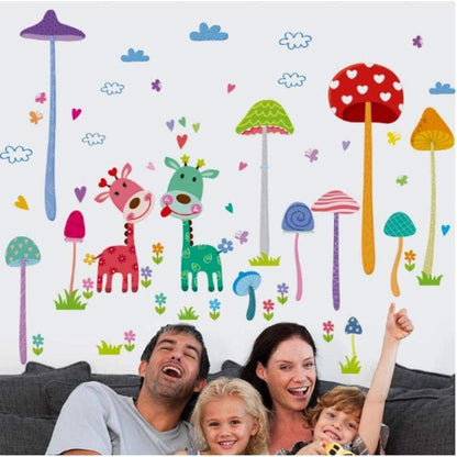 Wall Art Sticker, Wall Art Sticker, Children's Room, Nursery, Classroom Background, Wall Decoration, Children's Sticker, Removable Wall Sticker,