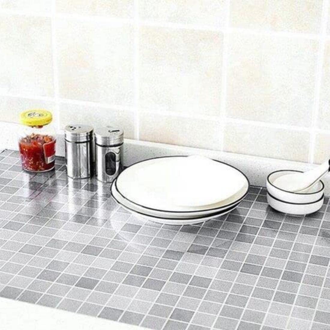 Silver Mosaic DIY Wall Paper Self Adhesive Wooden Elegant Living Room Bed Room Decoration Interior Self Adhesive Light Wooden Texture Wallpaper Wooden Door