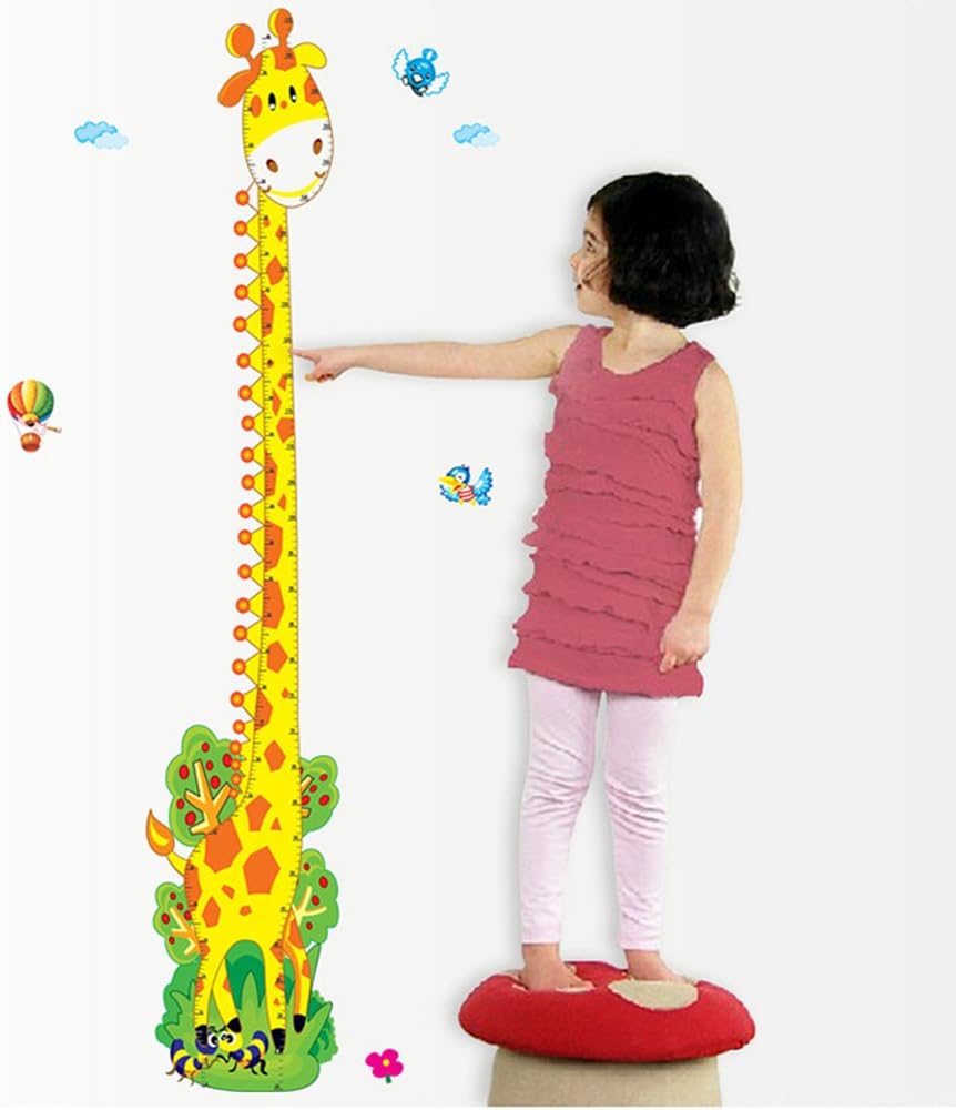 AY7064 GROW UP INCH N CM WALLSTICKER/WALL STIKER 50X70 WALLSTIKER