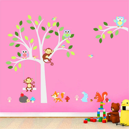 Kids Wall Stickers Monkey Wall Stickers Animal Wall Stickers Wall Stickers ZY1224A